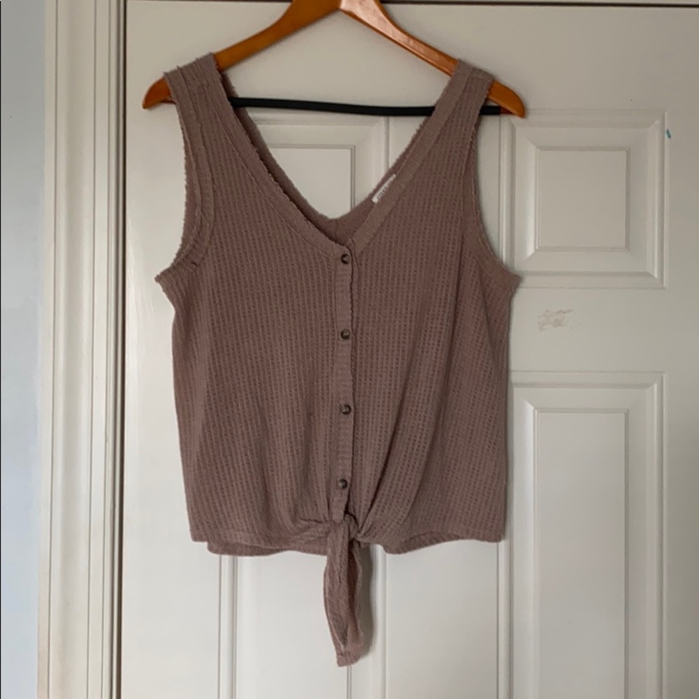 Tie crop top